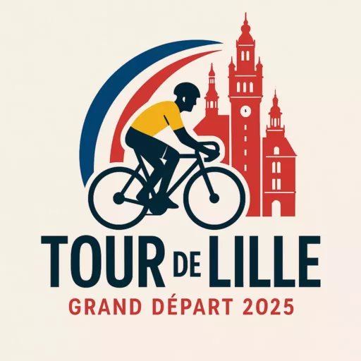 The logo of tour de Lille, departure of tour de France