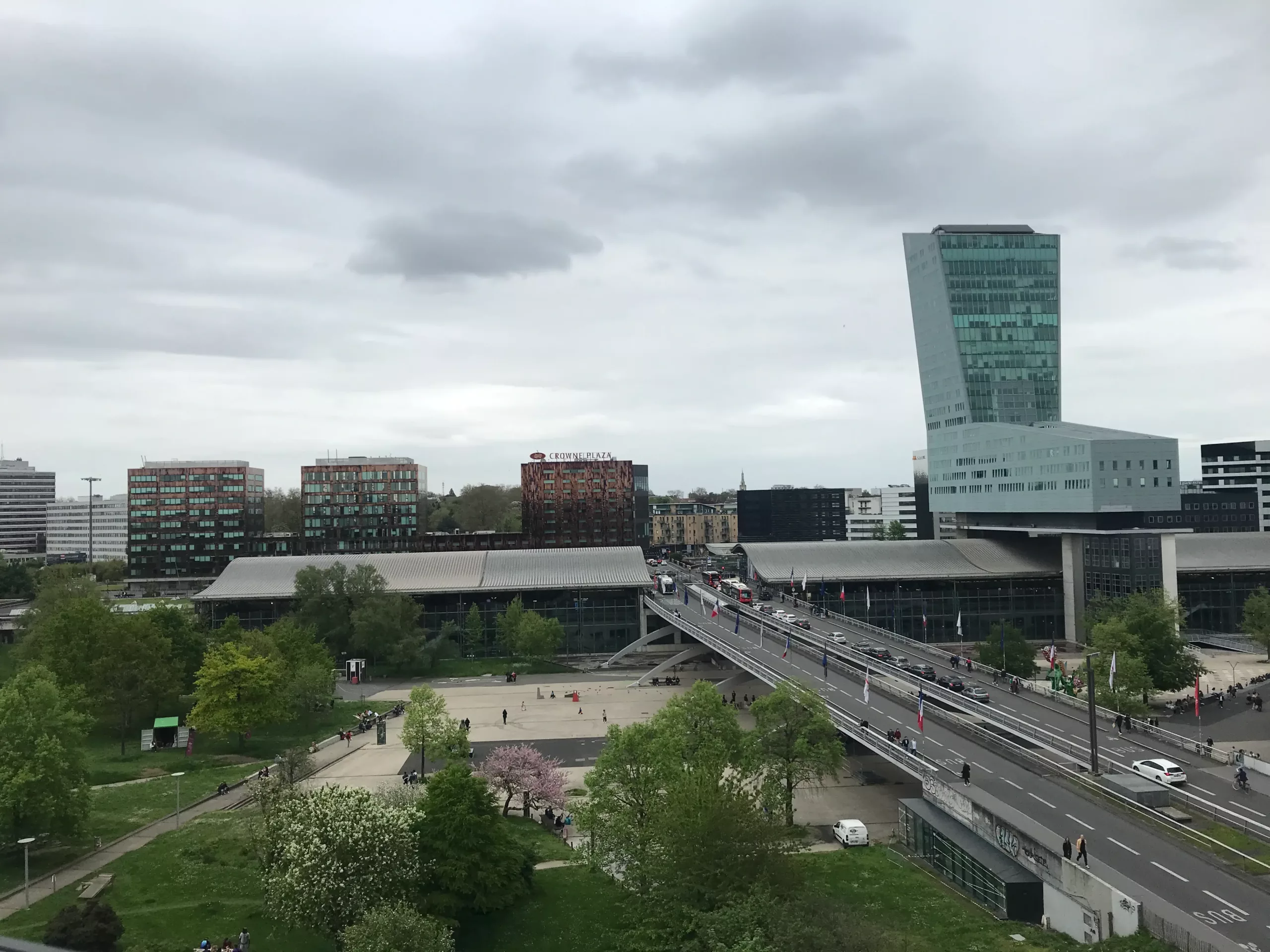 view from the rooftop at Nu