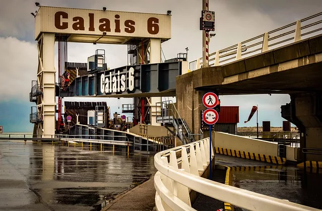 a Calais booze run from the port