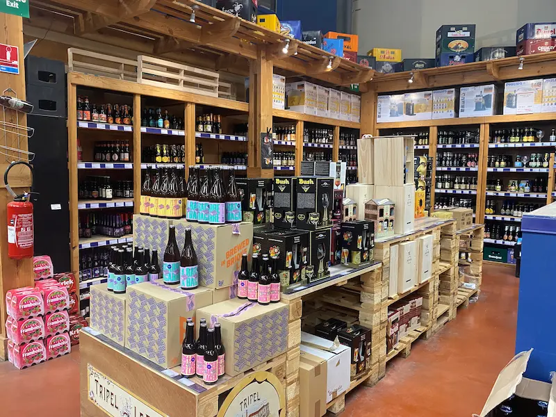 beer selection aisle