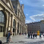Historic façade of Lille Flandres railway station facing the city centre and Grand Place.