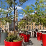 The Vieille Bourse and surrounding historic buildings in Lille's city centre.