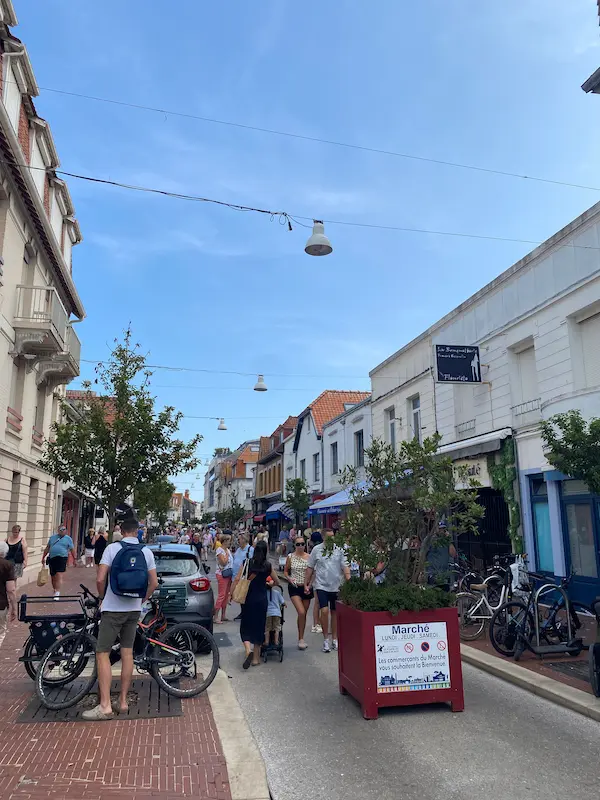 The posh streets of le Touquet